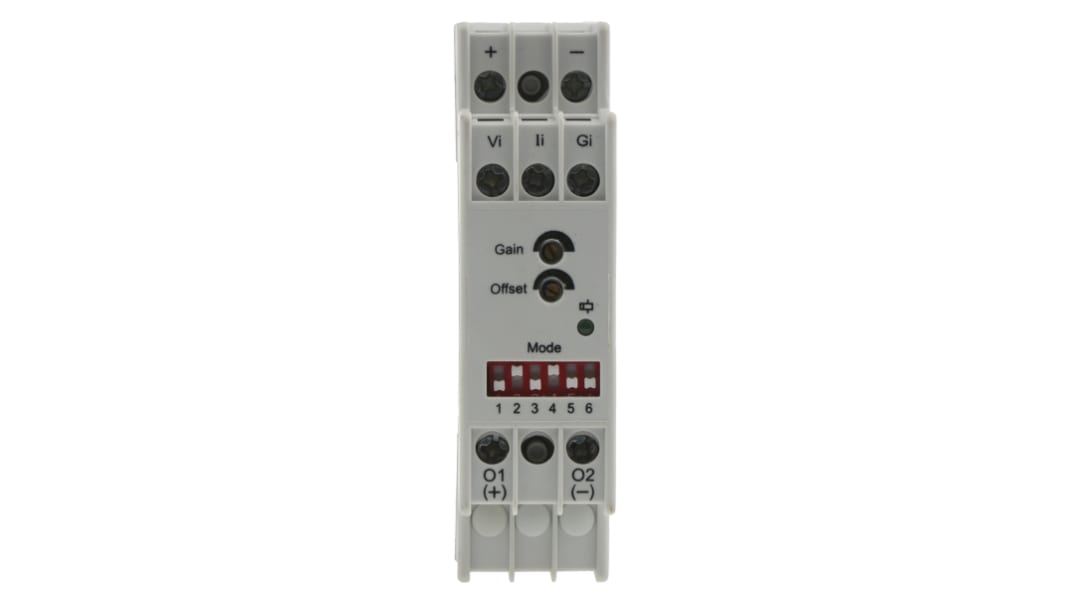 GIC Signal Conditioner, Current, Voltage Input, Current, Voltage Output, 24V dc Supply
