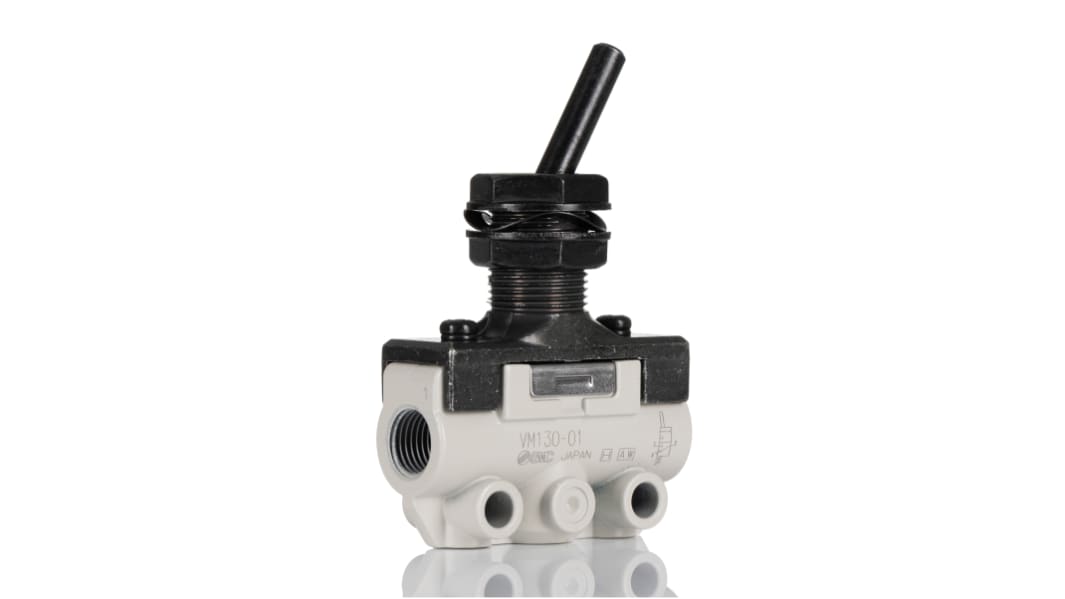 Vanne pneumatique SMC VM100 Levier à bascule Pneumatic Relay, R 1/8, 1/8