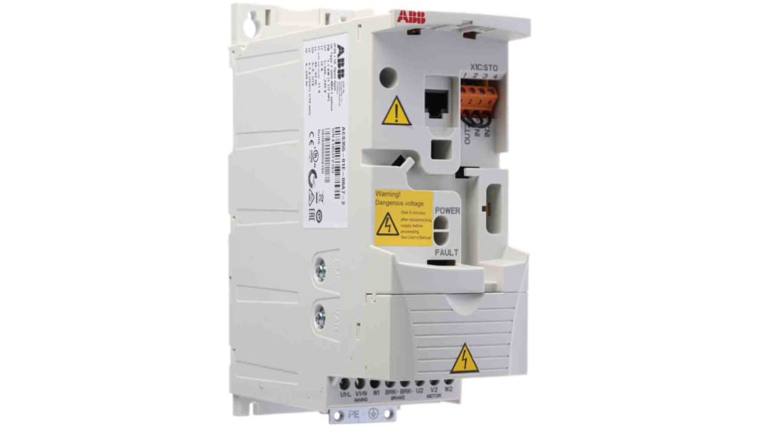 ABB Inverter Drive, 1.1 kW, 1 Phase, 230 V ac, 6.7 A, ACS355 Series