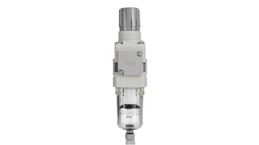 SMC AW20 5μm Filterregler, Anschluss G1/8 bis 10 bar