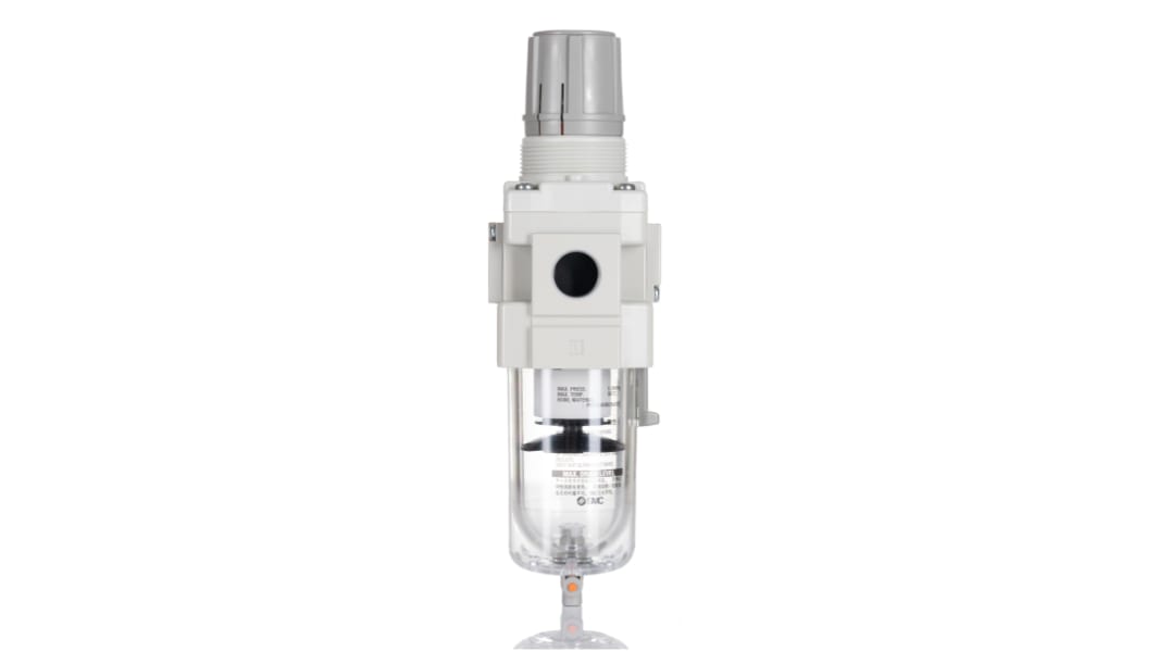 SMC AW30 5μm Filterregler, Anschluss G3/8 bis 10 bar