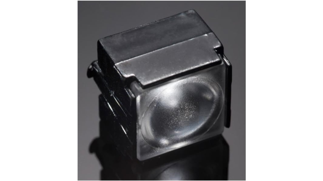 Lente LED Ledil, 9.9 x 9.9 x 7.5mm, Cuadrado, 19 → 37 °, para Cree XB-D, Cree XP-E, Cree XP-G, Cree XQ-E, LG
