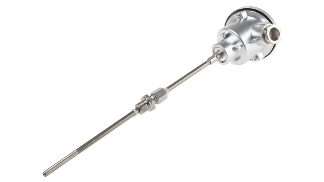 RS PRO Type J Platinum Resistance Temperature Sensor 250mm Length, 6mm Diameter → +750°C