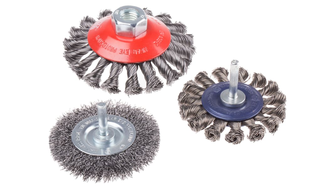 Spazzola abrasiva circolare RS PRO in Acciaio, Ø 75mm