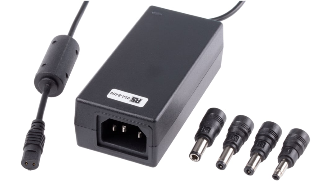 RS PRO 36W Plug-In AC/DC Adapter 12V dc Output, 3A Output
