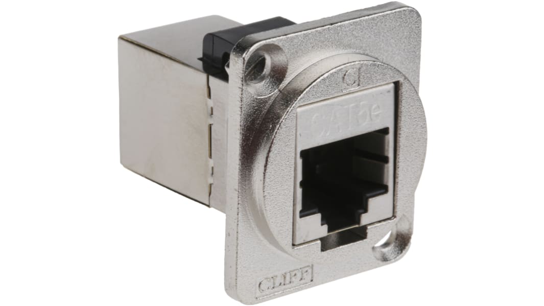 RS PRO RJ45 Feedthrough Connector, Cat5e, FTP