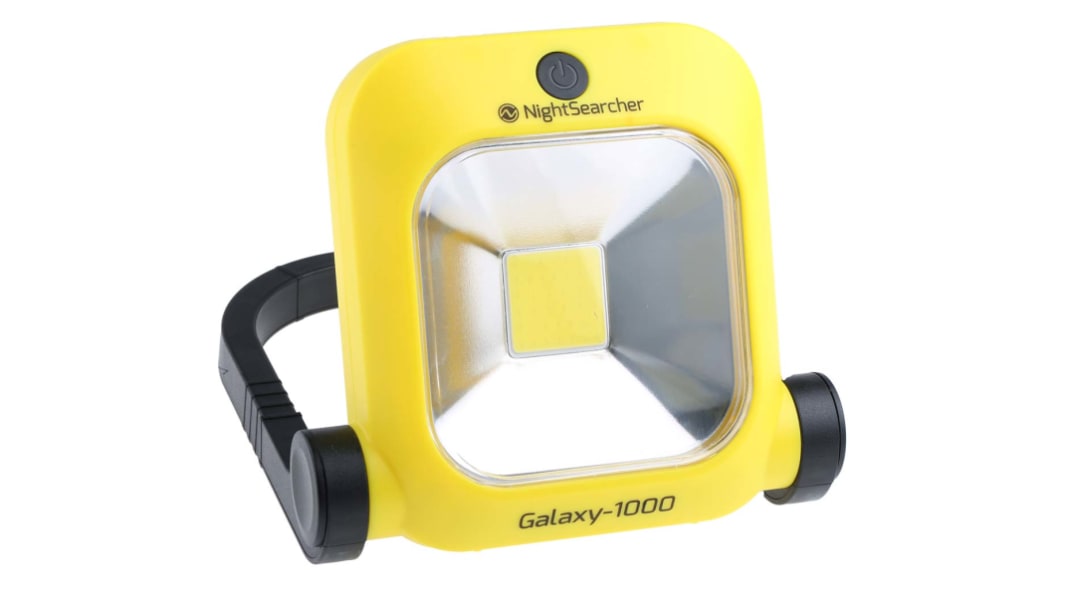 Nightsearcher GALAXY 1000 LED Baustrahler 7,4 V Akku / 10 W 1000 Lumen, 230 mm x 194mm x 64 mm