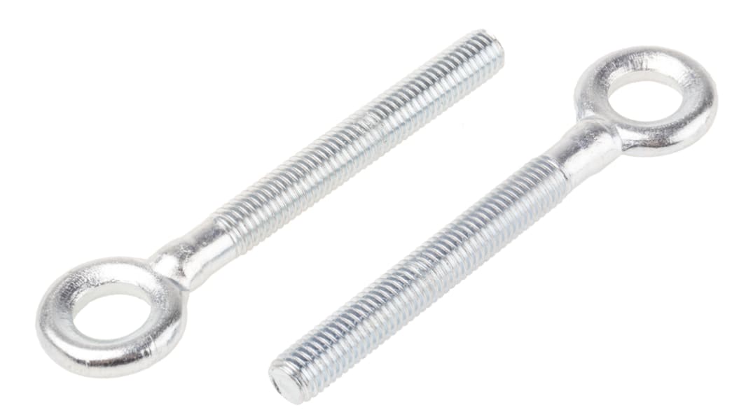 RS PRO Carbon Steel Anchor Bolt M10 x 108mm, 10mm Fixing Hole