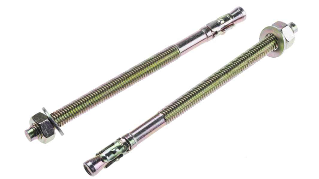 RS PRO Schraubanker M8, Ø 8mm x 130mm Stärke 85mm max. Stahl
