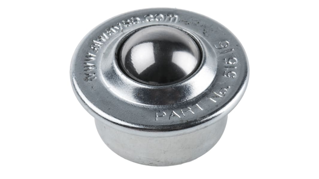 Bille porteuse en Acier inoxydable ALWAYSE, diam. 15.8mm, charge max. 60kg