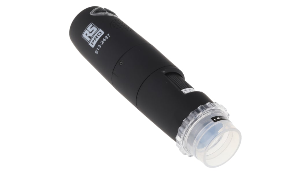 RS PRO USB WiFi-Mikroskop, Vergrößerung 5 → 200X 30fps Beleuchtet, LED, 1280 x 1024 Pixel Batteriebetrieben