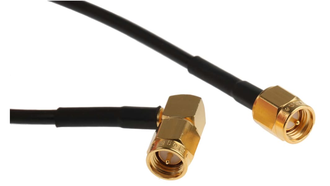 Telegartner Male SMA to Male SMA, 500mm, RG174 Coaxial, Terminated50 Ω