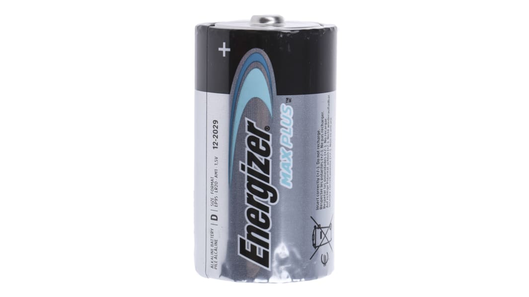 Piles D 1.5V Alcaline Energizer, 22Ah
