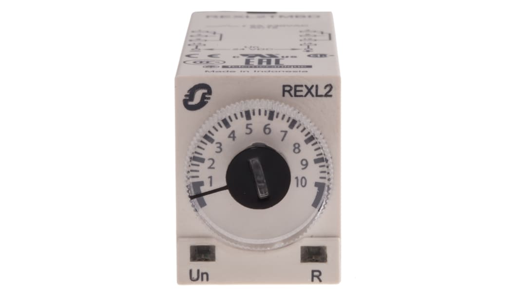 Schneider Electric Harmony Time Series Plug In Timer Relay, 24V dc, 2-Contact, 0.1 s → 100h