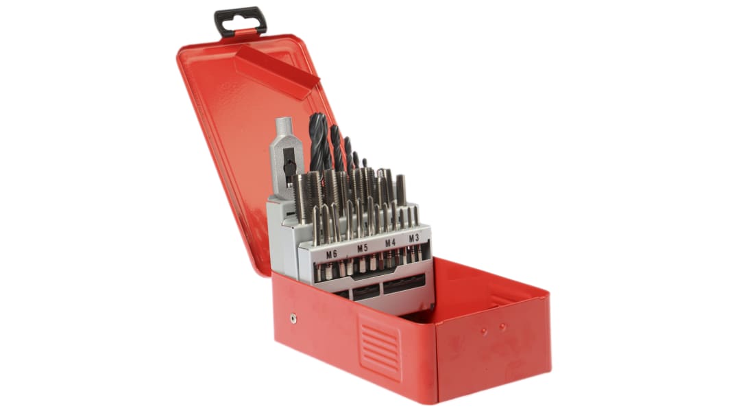RS PRO Tap Set, M3 → M12 Thread, Metric Standard, Hand Tap