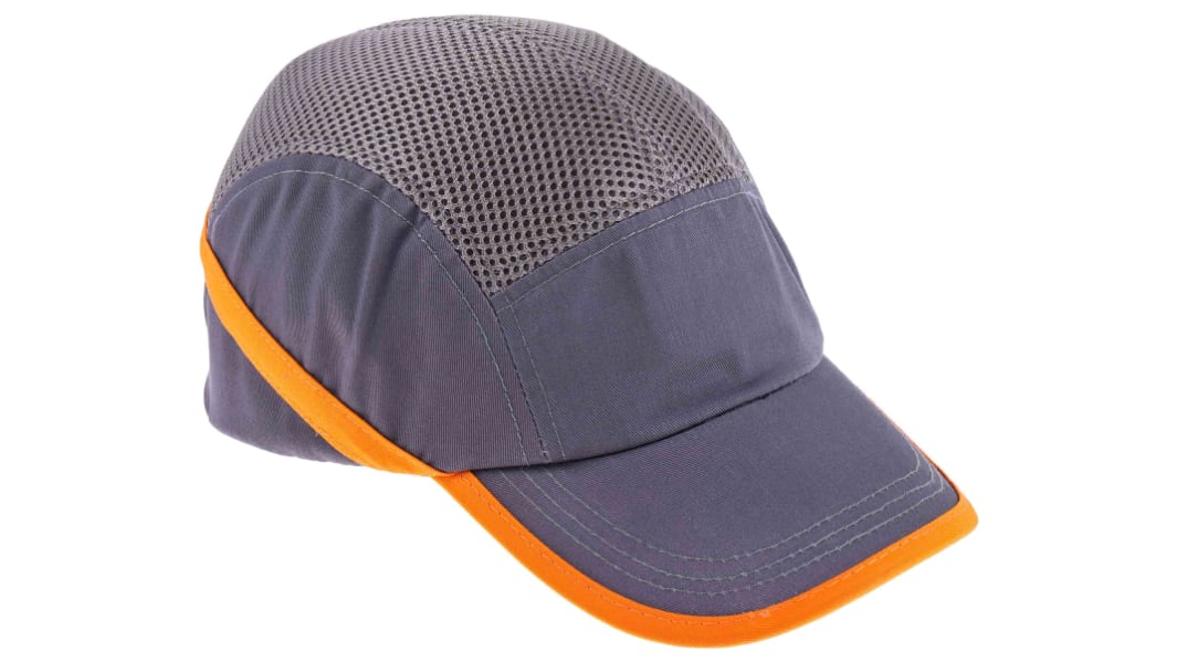 Portwest Grey Standard Peak Bump Cap, ABS Protective Material