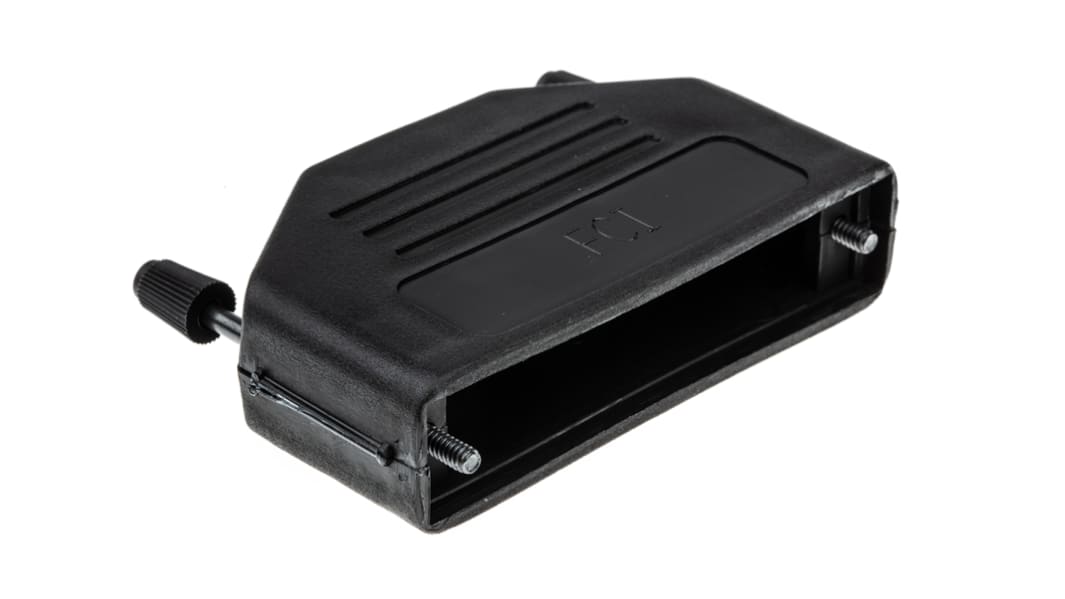 Amphenol Communications Solutions Thermoplastic D Sub Backshell, 50 Way, Strain Relief
