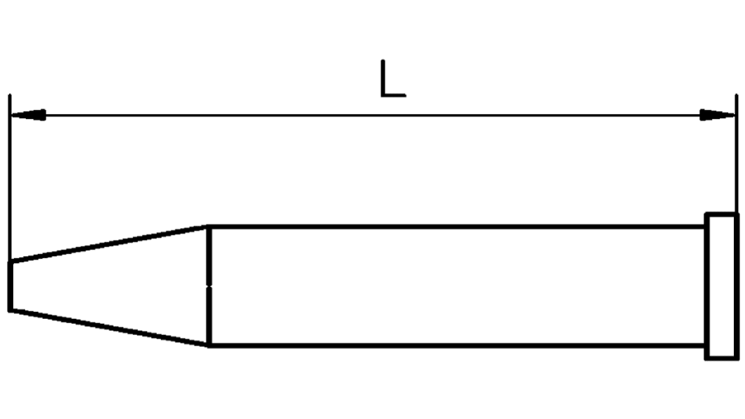 Panne de fer à souder CT6F7 Weller, Tournevis, série CT6, 8 mm, pour W101