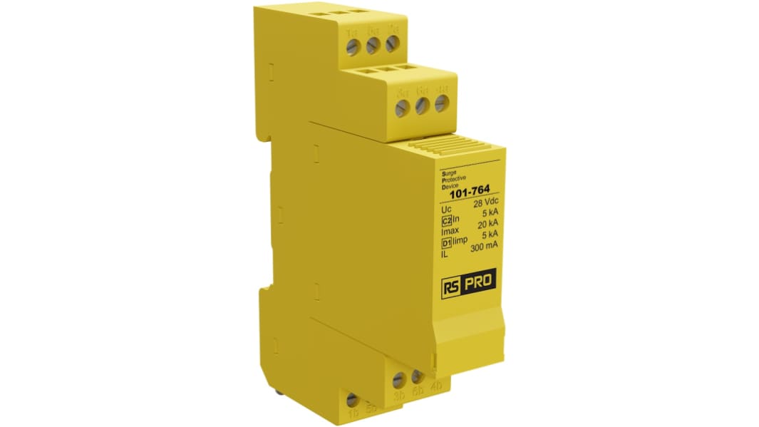Ipari túlfeszültség-védő 5kA 40V (Volts), DIN-sínre szerelhető