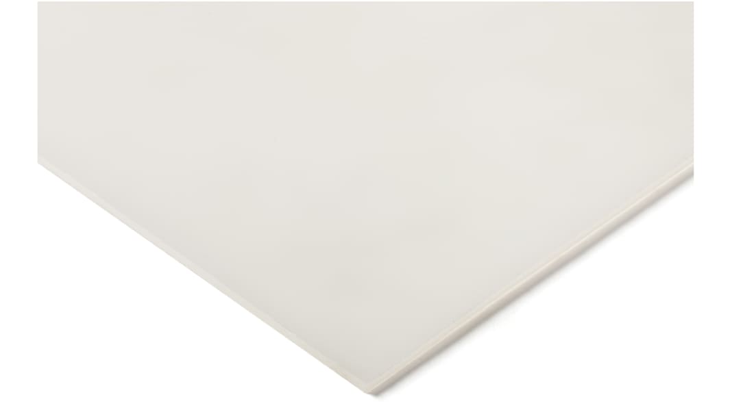 Plaque PEHD RS PRO Blanc, 500mm x 500mm x 30mm