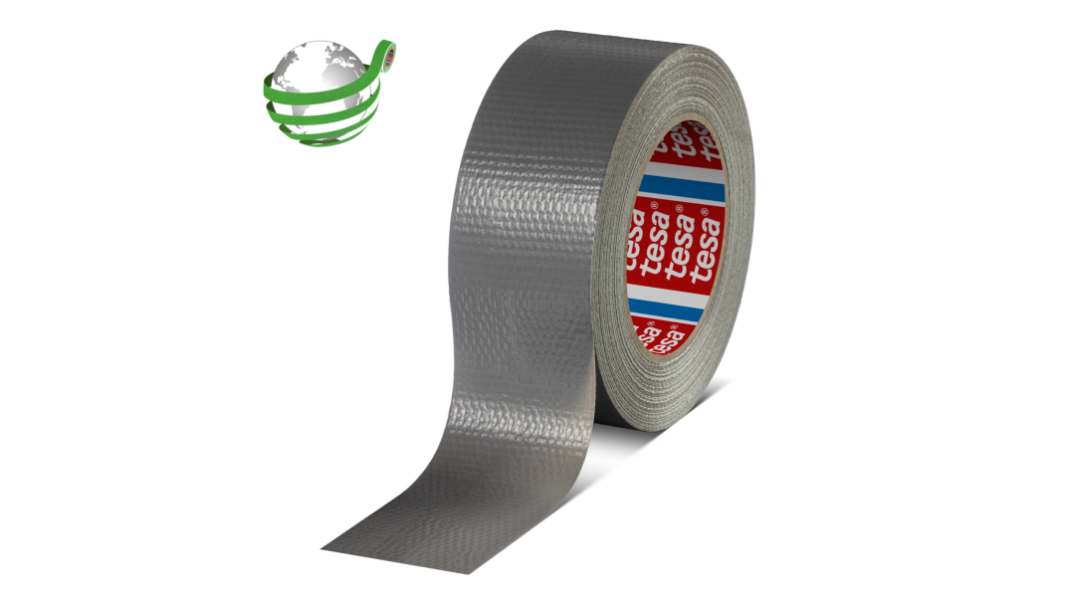 Tesa 4615 Panzerband, PE-laminiertes Gewebe Grau, 0.175mm x 50mm x 50m