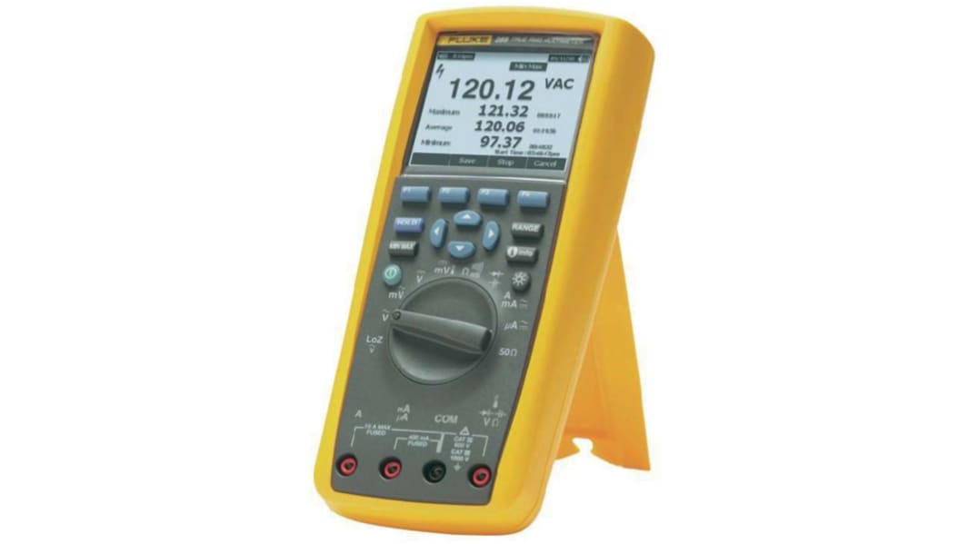 Multimètre numérique 287 Fluke Portable, 1000V c.a. 10A c.a., Etalonné RS