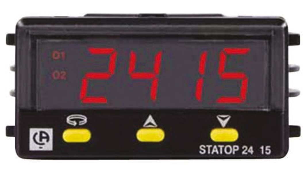 Termoregolatori PID Pyro Controle STATOP 24, 90 → 260 V c.a., 2 uscite