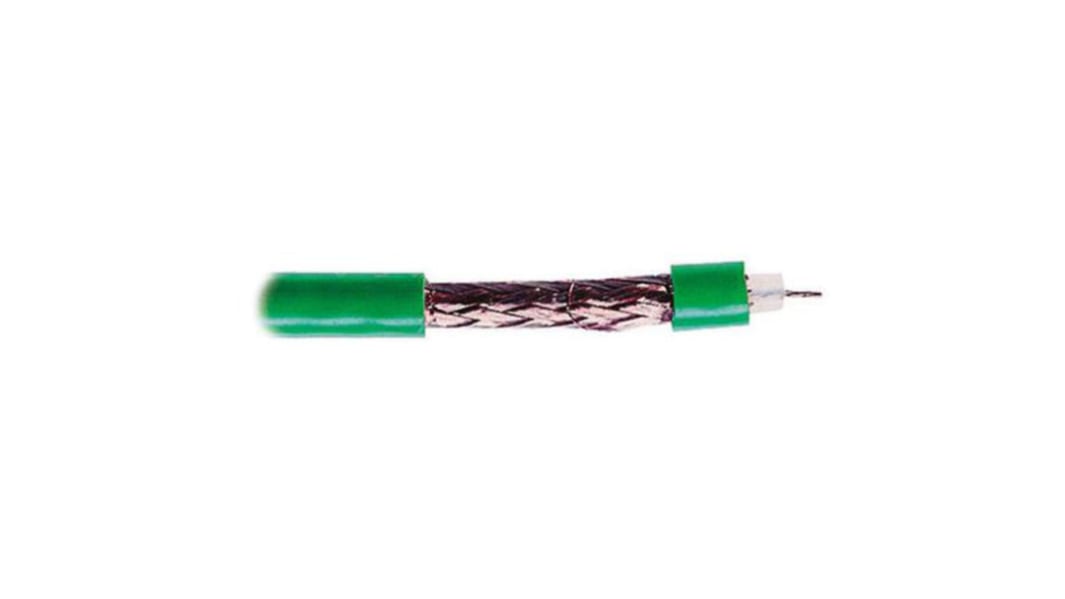Cavo coassiale CAE Groupe KX6, L. 100m, 75 Ω, col. Verde
