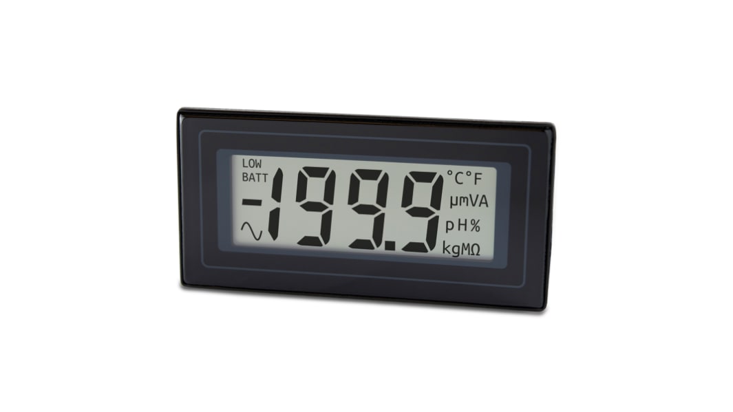 Lascar Digital Voltmeter DC, LCD Display 3.5-Digits ±0.1 %