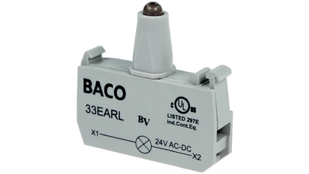 Bloc lumineux BACO série BACO, 130V Vert LED