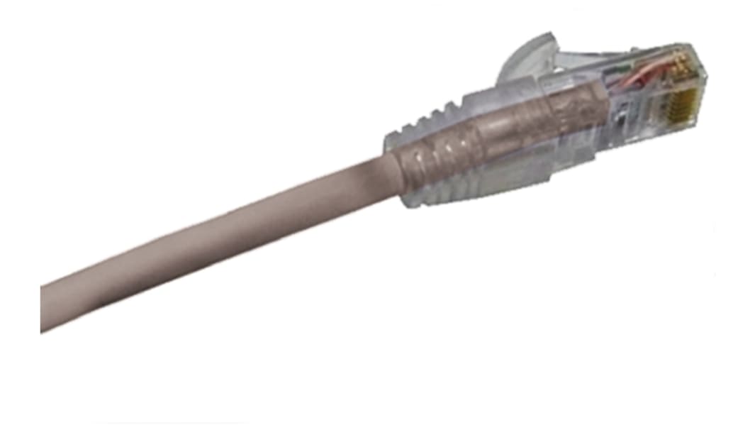 Molex Premise Networks, 10m Cat6, Grey RJ45 to Male RJ45 Male, U/UTP Unshielded, Terminated PVC Sheath