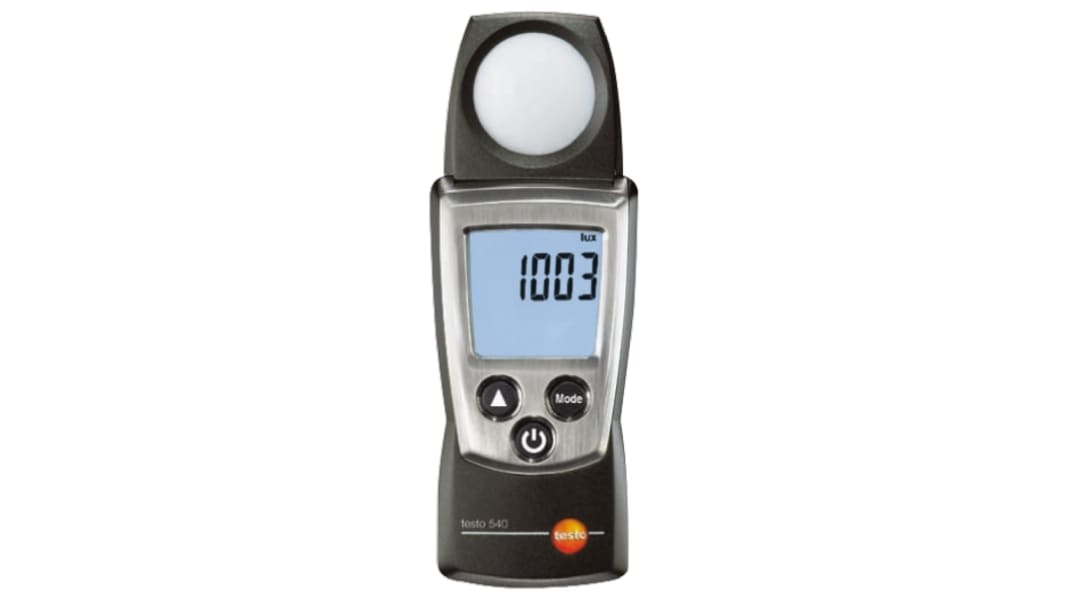 Testo 540 Light Meter, 0lx to 99999lx, ±3 %