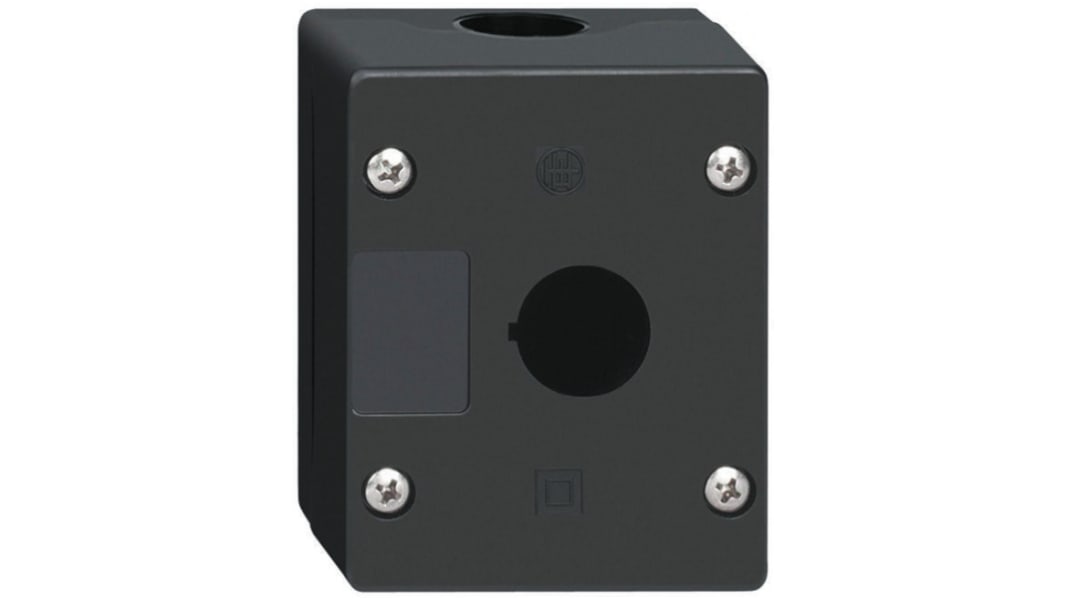 Schneider Electric Harmony XALG Drucktaster-Gehäuse, 1 x Ø 22mm, Schwarz, Kunststoff