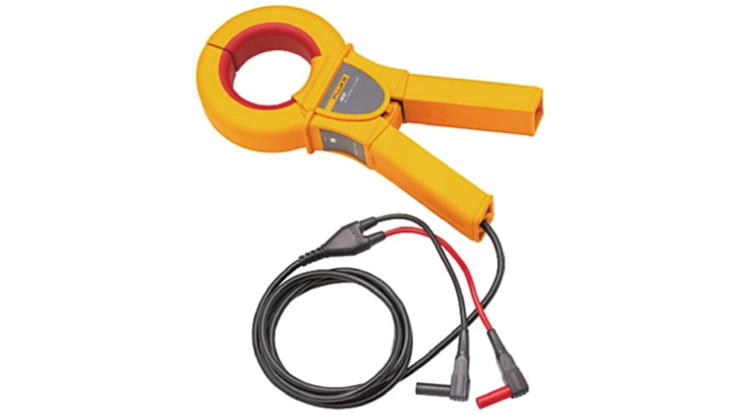 Fluke 4 mm プラグ 電流クランプ, 800A ac, 54mm MAX, CAT III 600V, ±3 %