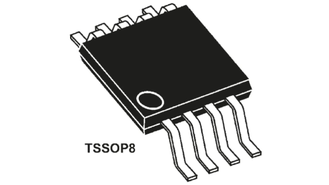 STMicroelectronics 256kbit Serieller EEPROM-Speicher, Seriell-I2C Interface, TSSOP, 450ns SMD 32K x 8 Bit, 32k x 8-Pin