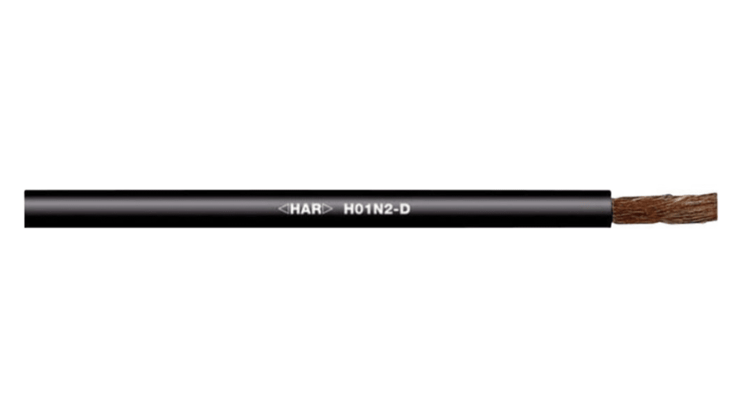 Lapp Black 35 mm² Hook Up Wire, 2 AWG, 1100/0.21 mm, 50m, Rubber Insulation, 2210702