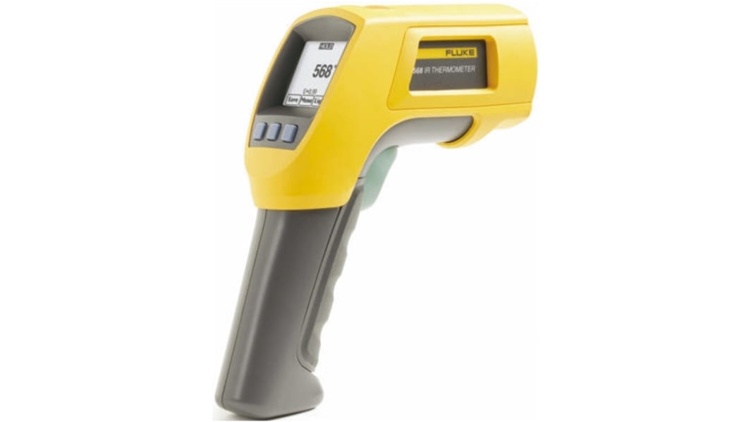 Fluke 568 Infrared Thermometer, -40°C Min, +800°C Max, ±1 % Accuracy, °C and °F Measurements