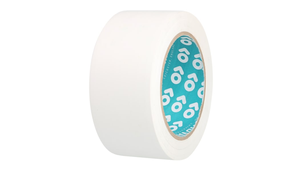 Advance Tapes AT8 White PVC 33m Lane Marking Tape, 0.14mm Thickness