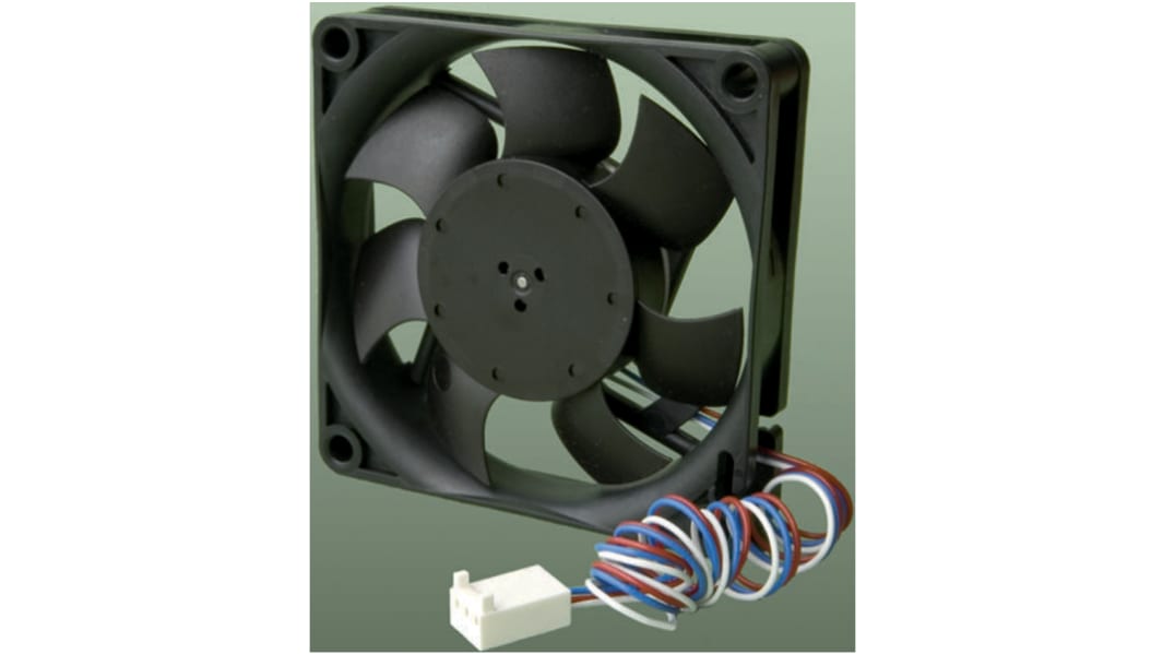ebm-papst axiális ventilátor, 12 V DC, 60 x 60 x 32mm, 70m³/h, 11700rpm