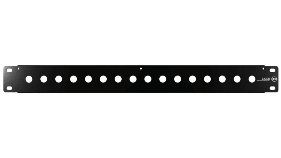 Panneau de montage sur Rack 1U S2Ceb-Groupe Cae, 483 x 88mm, Noir