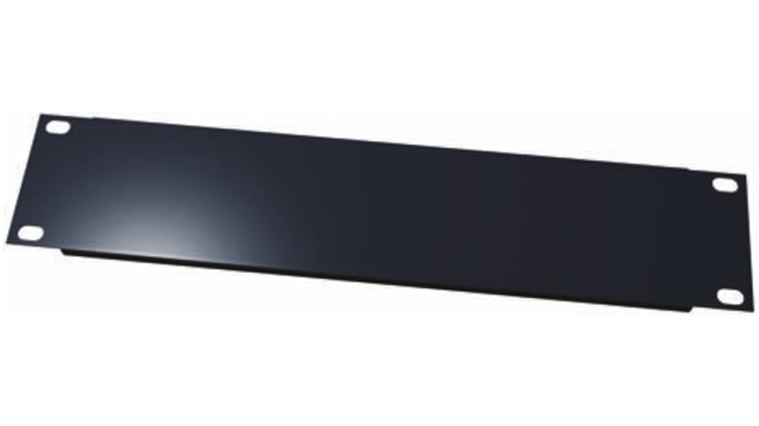S2Ceb-Groupe Cae Black Steel Rack Panel, 4U, 483 x 176mm