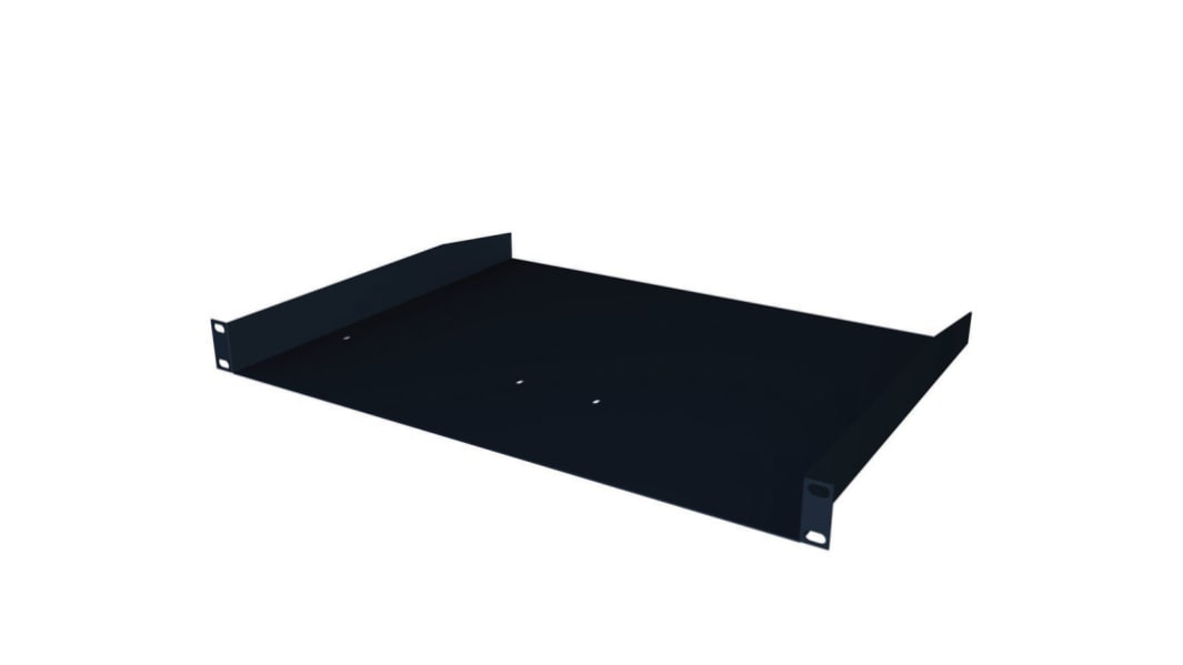 Estante voladizo 1U S2Ceb-Groupe Cae, ventilado de Acero Negro, 300mm x 443mm
