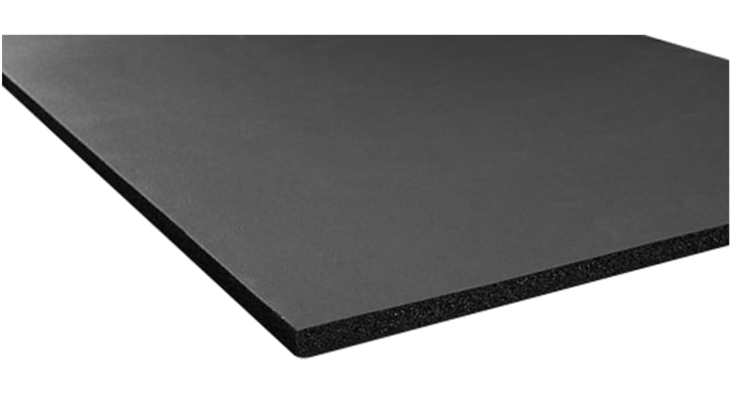 RS PRO Flame Retardant Nitrile Thermal Insulating Sheet, 2m x 500mm x 9mm
