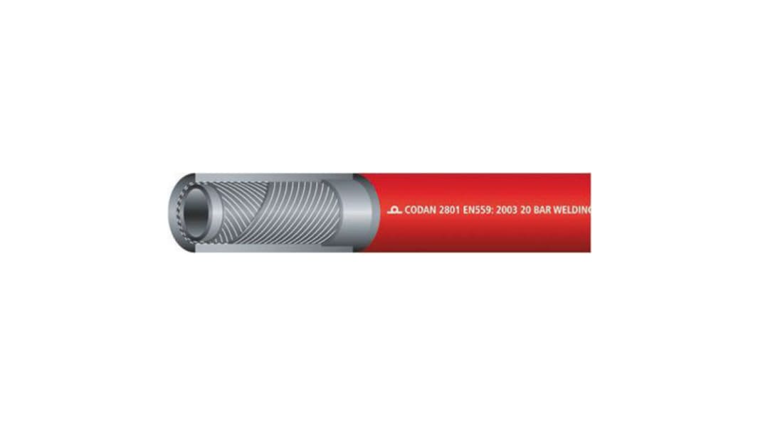 Tubo flessibile Rosso RS PRO in EPDM, Ø int. 8mm, L. 25m