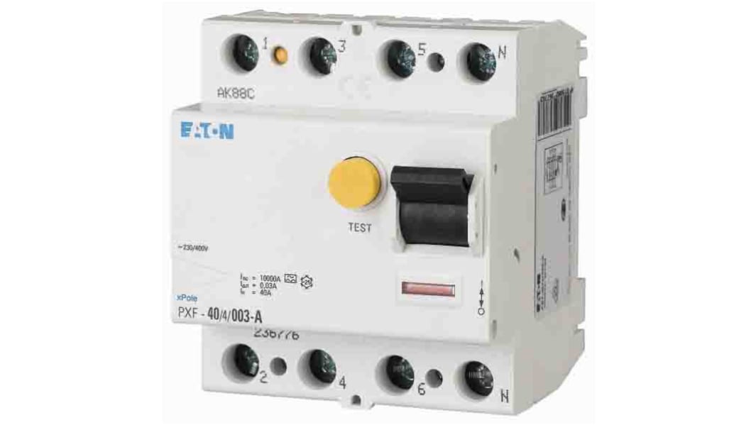 Eaton PXF-A RCCB, 3+N-polig, 80A, 30mA Typ A PXF