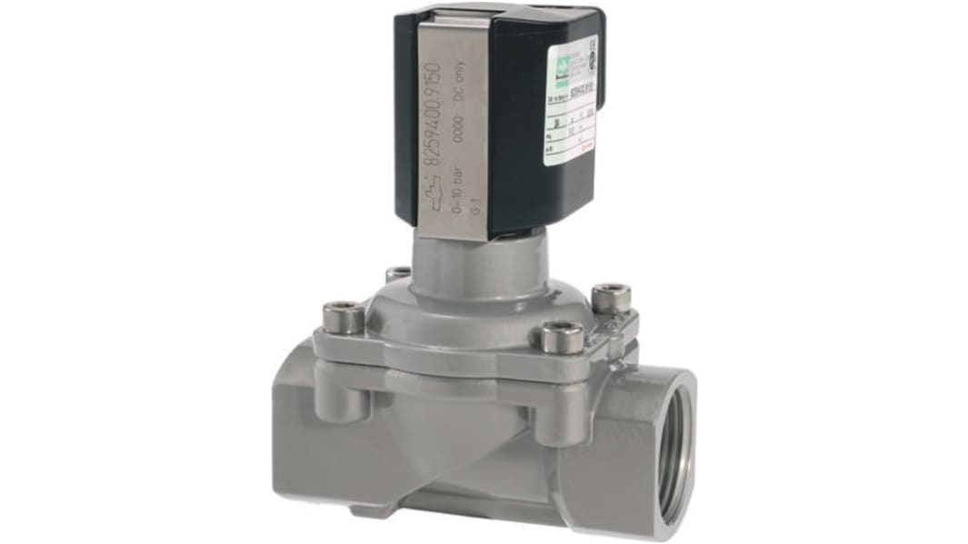 Buschjost 82590, G1/2 Buchse 2/2-Wege Steuer- Magnetventil 24 V dc, Öffner