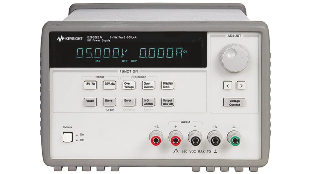 Fuente de alimentación Keysight Technologies E3632A, 1 salida, 0 → 30V, 4A, 120W