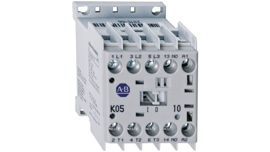 Stycznik 24 V dc Allen Bradley styki: 3 2.2 kW 5 A 3NO Śruba 100-K05ZJ01