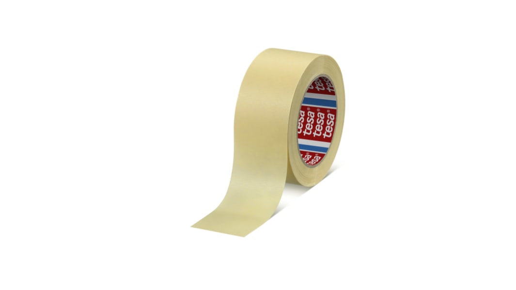 Cinta de enmascarar de Papel Tesa 4323 de color Beige, 50mm x 50m