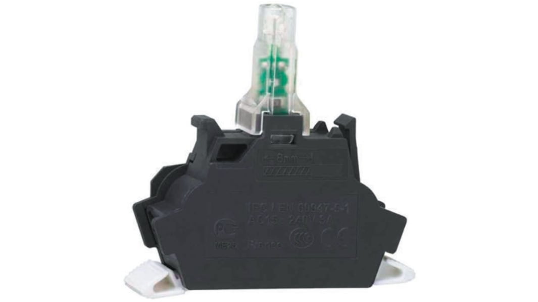 Schneider Electric Harmony XB Lichtblock Anzeigenblock LED Blau beleuchtet, 24V, Schraubanschluss